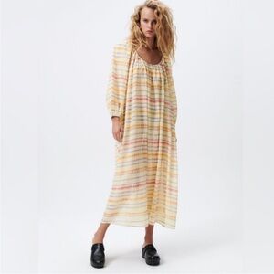 Zara Tie Dye Tunic Maxi Dress